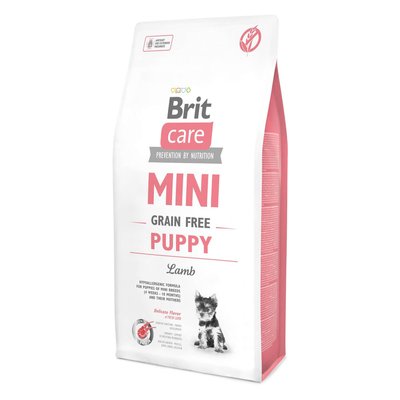 Brit Care GF Mini Puppy Lamb - Сухий корм для цуценят і молодих собак мініатюрних порід 7 кг (ягня)