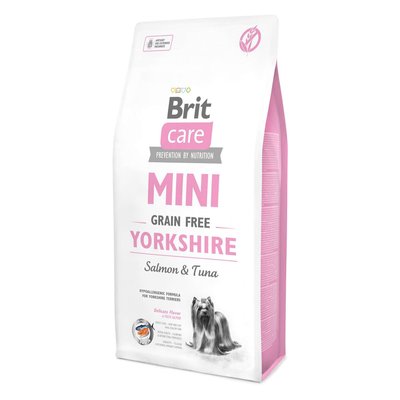 Brit Care Mini GF Yorkshire - Сухий корм для йоркширських тер'єрів 7 кг (лосось і тунець)
