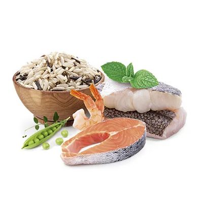 Home Food Полнорационный гипоаллергенный сухой корм для щенков маленьких пород «Форель с Рисом и овощами» 10 кг