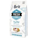 Brit Fresh Fish with Pumpkin - Сухой корм для взрослых собак крупных пород 2,5 кг (рыба)