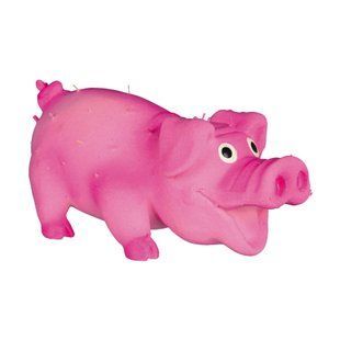 Игрушка для собак Trixie Свинка со щетиной, с пищалкой 10 см (латекс, цвета в ассортименте)