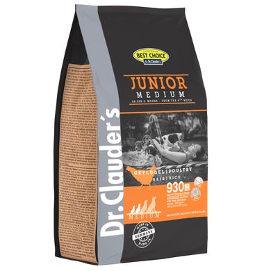 Dr.Clauder's Best Choice Junior Medium - Сухой корм для щенков малых и средних пород 350 г