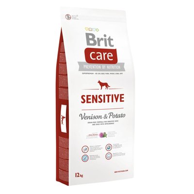 Brit Care Sensitive Venison & Potato - Сухой корм для собак с чувствительным пищеварением 12 кг (оленина и картофель)