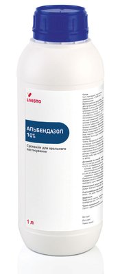 Альбендазол 10% суспензия 1л - Livisto