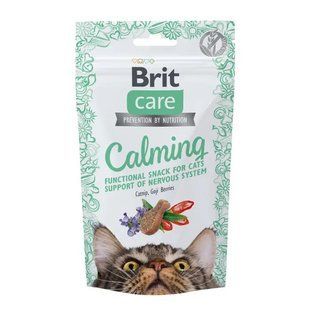 Brit Care Crunchy Cracker Calming - Лакомство для кошек 50 г (курица, кошачья мята и ягоды годжи)