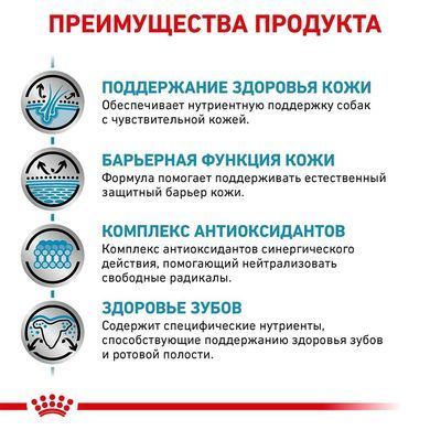 Сухой корм Royal Canin Skin Care Adult Small Dog при заболевании кожи у собак мелких пород, 2 кг