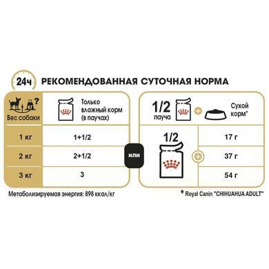 Влажный корм Royal Canin Chihuahua Adult для чихуахуа, 85 г