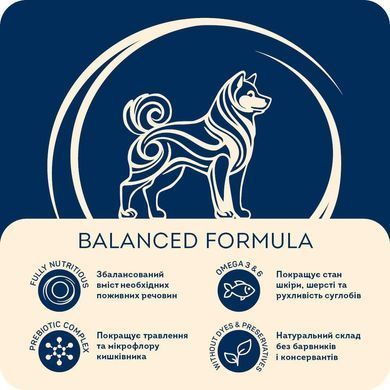 Home Food Active Balanced Formula Говядина - корм для активных взрослых собак крупных пород, 10 кг