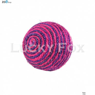Когтеточка-шарик красно-фиолетовый 9 см