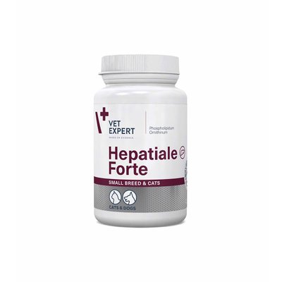 Hepatiale Forte Small Breed добавка для дрібних собак та кішок 40 капсул - VetExpert