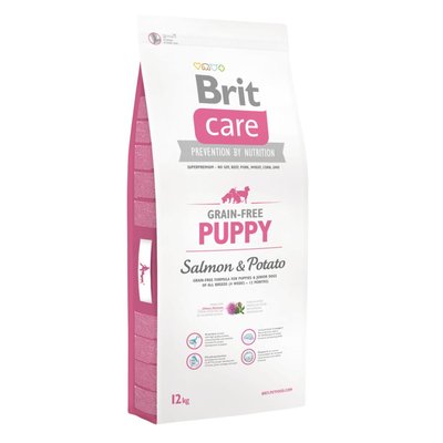 Brit Care GF Puppy Salmon & Potato - Сухой корм для щенков всех пород 12 кг (лосось)