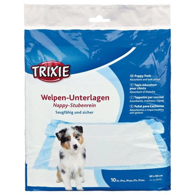 Пелюшки для собак Trixie 60 x 60 см, 10 шт. (Целюлоза)