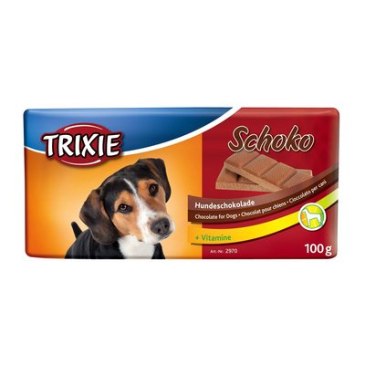Ласощі для собак Trixie «Schoko Dog Chocolate» 100 г (шоколад)