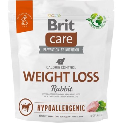 Brit Care Dog Hypoallergenic Weight Loss - Сухий корм для собак із зайвою вагою 1 кг (кролик)