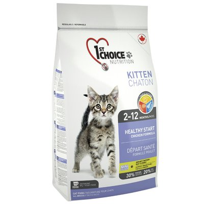 1st Choice Kitten Healthy Start ФЕСТ ЧОЙС КУРИЦА ДЛЯ КОТЯТ сухой суперпремиум корм для котят, 10 кг
