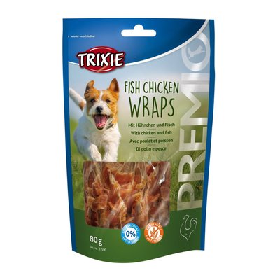 Ласощі для собак Trixie PREMIO Fish Chicken Wraps 80 г (курка і риба)