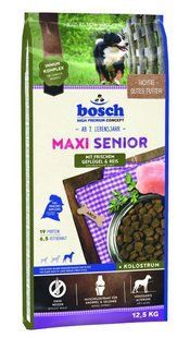 Bosch Maxi Senior Poultry & Rice - Сухий корм для літніх собак великих порід Бош Максі Сеньйор з птицею та рисом 12,5 кг