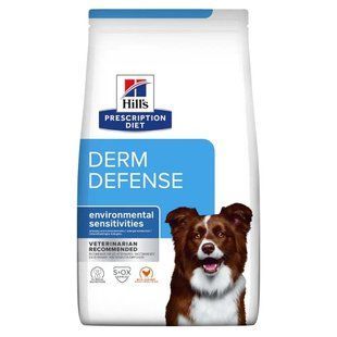 Hill&rsquo;s Prescription Diet Derm Defense - Сухий корм для собак з куркою 1,5 кг