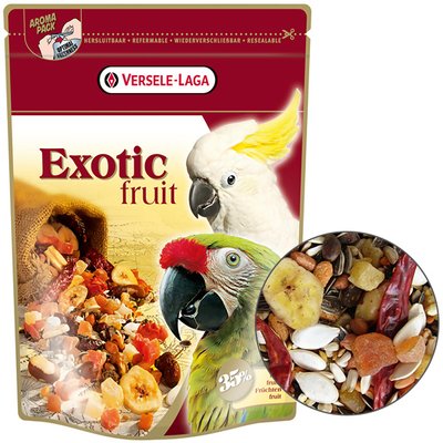 Versele-Laga Prestige Parrots Exotic Fruit Mix корм для великих папуг, 0.6 кг