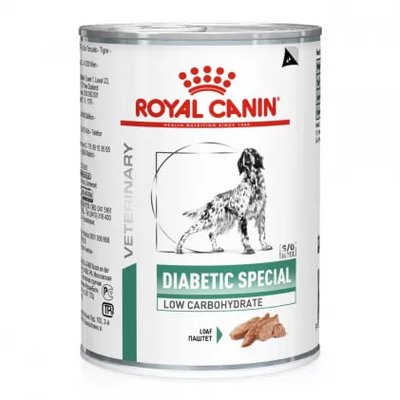 Вологий корм Royal Canin Diabetic Special Low Carbohydrate при цукровому діабеті у собак, 410 г