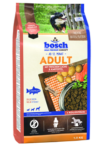 Bosch Adult Salmon & Potato - Сухий корм для собак всіх порід Бош Едальт з лосем та картоплею 1 кг