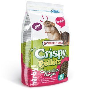 Versele-Laga Crispy Pellets Chinchillas & Degus Верселя-лага кріспі ШИНШИЛЛА Дегу корм для шиншил і дегу, 1 кг