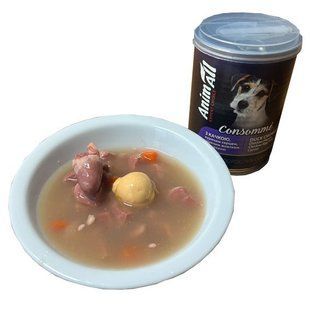 AnimAll Dog Duck and Chicken Consomme - консерва для собак з качкою, куркою, курячим серцем і жовтком 375 г