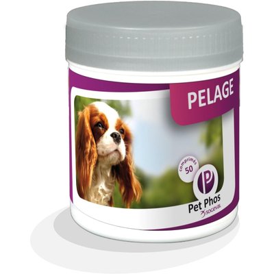 Pet Phos PELAGE Вітаміни для собак 50 табл
