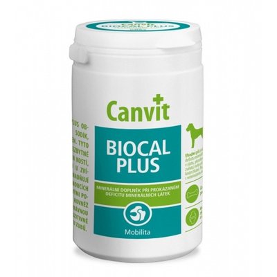 Canvit Biocal Plus for Dogs Вітамінна добавка для зміцнення імунної системи для собак, 230 г