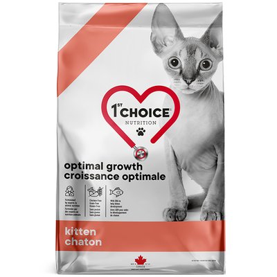 1st Choice Kitten Optimal Growth ФЕСТ ЧОЙС РЫБА ДЛЯ КОТЯТ сухой суперпремиум корм для котят, 4.54 кг