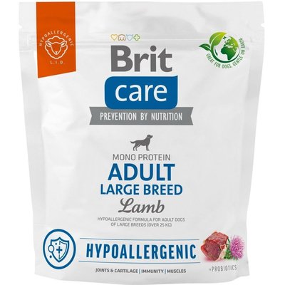 Brit Care Dog Hypoallergenic Adult Large Breed - Сухой корм для собак крупных пород 1 кг (ягненок)