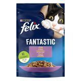 Felix Fantastic кусочки в желе с ягненком 85г