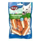 Ласощі для собак Trixie Кістка для чищення зубів Denta Fun з куркою 5 см, 120 г / 8 шт