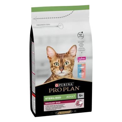 ProPlan Cat Sterilised Adult - Сухий корм для стерилізованих кішок і кастрованих котів з тріскрю та фореллю 1,5 кг