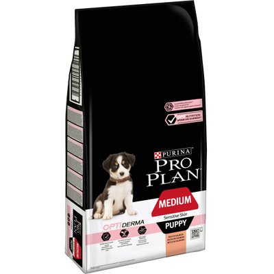 ProPlan Dog Puppy Medium Sensitive - Сухой корм для щенков средних пород склонных к аллергии, с лососем 3 кг