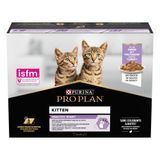 ProPlan Kitten  Nutrisavour - Набір вологого корму для кошенят з індичкою 10*85 г