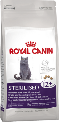 Royal Canin (Роял Канин) STERILISED 12+ Сухой корм для стерилизованных кошек в возрасте от 12 лет 0,4 кг