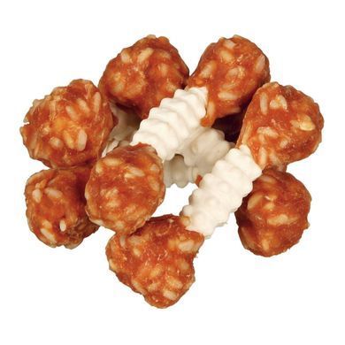 Лакомство для собак Trixie Кость для чистки зубов Denta Fun с курицей 100 г / 6 шт
