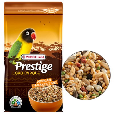 Versele-Laga Prestige Loro Parque African Parakeet Mix корм для карликових видів африканських папуг, 1 кг