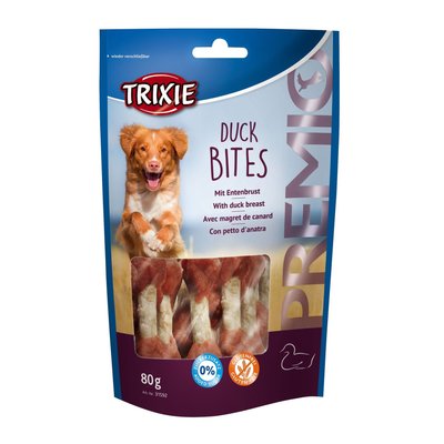 Ласощі для собак Trixie PREMIO Duck Bites 80 г (качка)