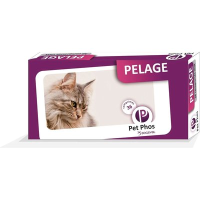 Pet Phos PELAGE для кошек 36 таблеток