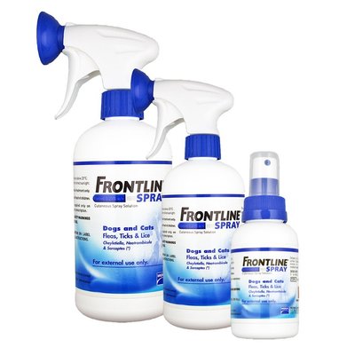 FrontLine spray (Фронтлайн) спрей от блох и клещей для собак котов, 250 мл