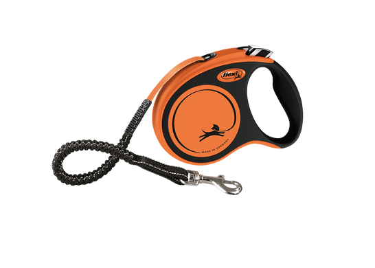 Flexi Поводок-рулетка Xtreme лента S (5 м; до 20 кг) (оранжевий)