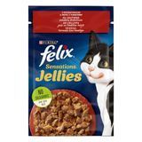 Felix Sensations шматочки у желе яловичина із томатами 85 г