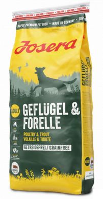 Josera Geflügel Forelle сухий корм для собак (Йозера Гефлюгель енд Форелле з птицею та форелью) 15 кг