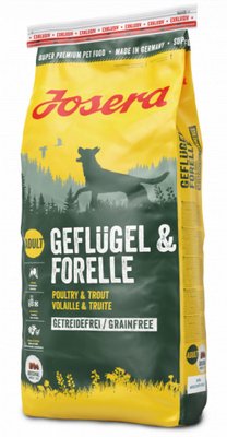 Josera Geflügel Forelle сухий корм для собак (Йозера Гефлюгель енд Форелле з птицею та форелью) 15 кг