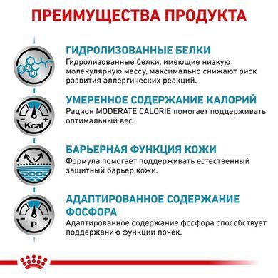 Сухий корм Royal Canin Hypoallergenic Moderate Calorie при харчовій алергії у собак, 1.5 кг