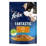 Felix Fantastic кусочки в желе c курицей 85г