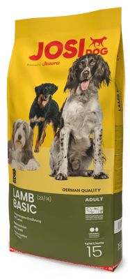 JosiDog Lamb Basic сухий корм для собак (ЙозіДог Лем Бейсік) 15 кг