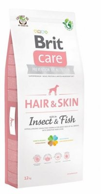 Brit Care Dog Insect Fish корм для собак з чувствительной кожей 12кг (насекомые и рыба)